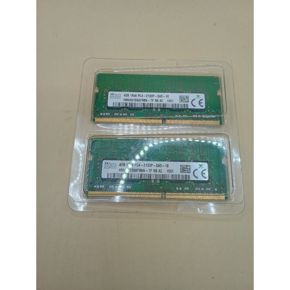 Sk Hynix (2) 4GB 1Rx8 PC4-2133P Laptop Memory (HMA451S6AFR8N-TF) (8gb Kit)